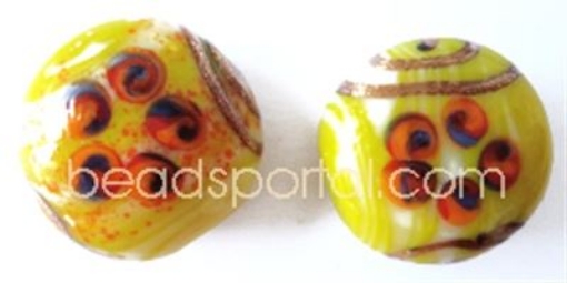 Lampwork Beads with fancy design.
