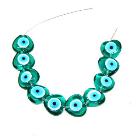 Heart Shape Evil Eye Bead