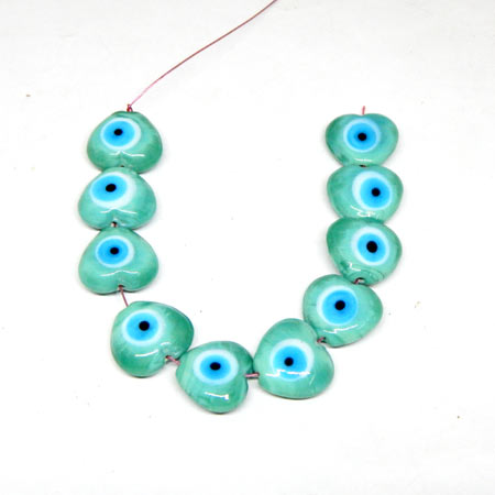 Heart Shape Evil Eye Bead
