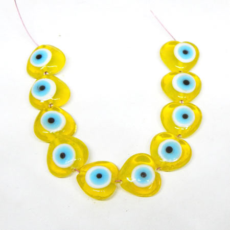 Heart Shape Evil Eye Bead